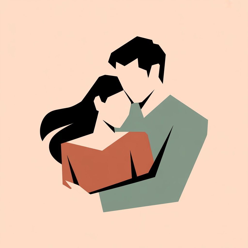 Minimalist digital illustration example